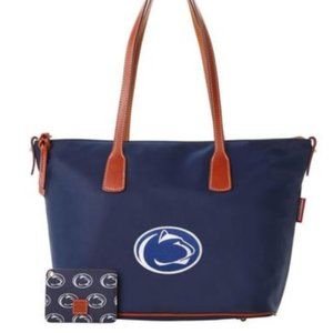 NWT Penn State Dooney&Bourke Tote Top Zip Bag